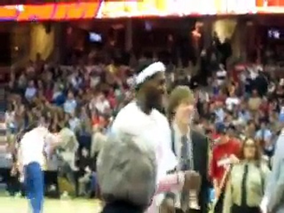 Lebron James And The Cavs Choppin To All Starz Band Pt.2!.