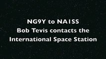 NG9Y to NA1SS Ham radio contact with International Space Station