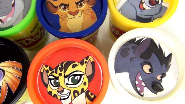 Disney Jr. THE LION GUARD Learn Colors, Animal Sounds, Play doh Toy Surpirses / TUYC