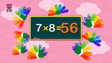 구구단 7단 | 7씩 뛰어 세기 | 구구단 동요 | 핑크퐁! 인기동요