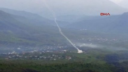 Derecik'ten Kuzey Irak'taki PKK Kamplarına Top Atışı