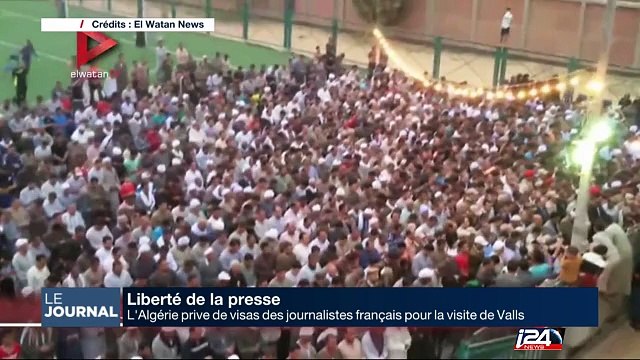 Liberté de la presse en Algérie: des journalistes français privés de visas