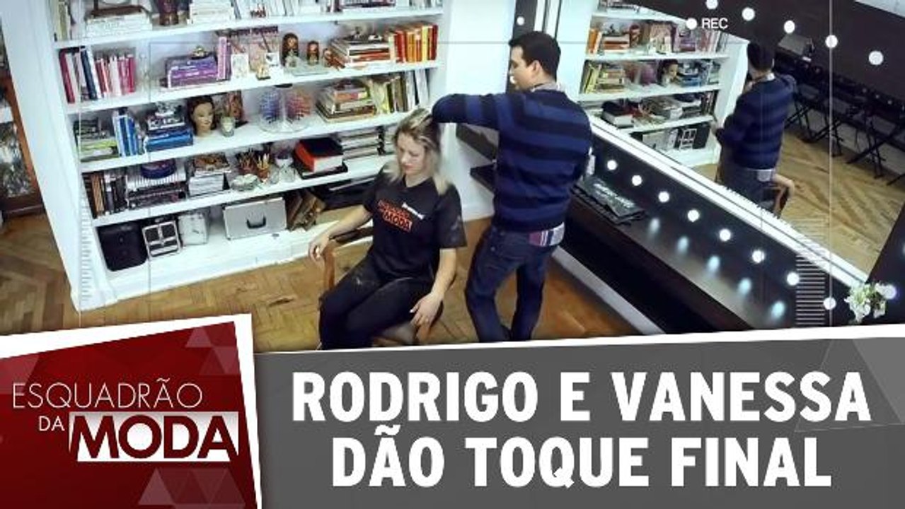 Rodrigo e Vanessa dão toque final