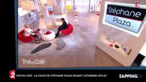 Thé ou Café – Stéphane Plaza : Sa chute impressionnante sur le plateau de Catherine Ceylac (Vidéo)