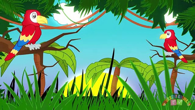 ANIMALS IN THE JUNGLE - Nursery Rhymes TV. Toddler - Kindergarten - Preschool Songs