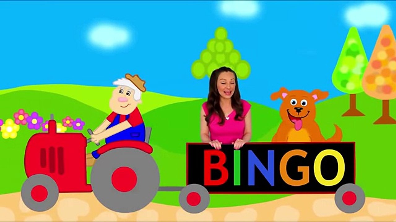 BINGO Dog Song Nursery Rhymes for Children