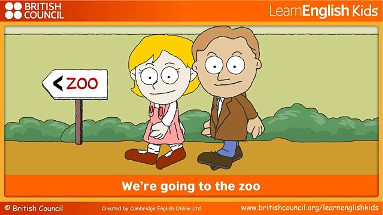 We're going to the zoo, Nursery Rhymes & Kids Songs, Learn English Kids, British Council