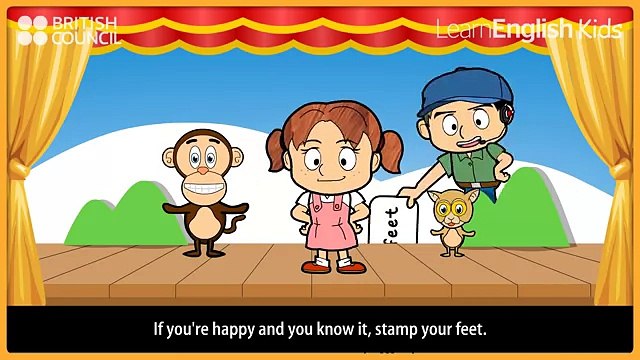 If you're happy and you know it, Nursery Rhymes & Kids Songs, Learn English Kids, British Council