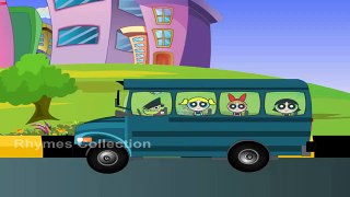 The Wheels On The Bus English Rhymes For Kids - Nursery Rhymes - 3D Animated Rhymes