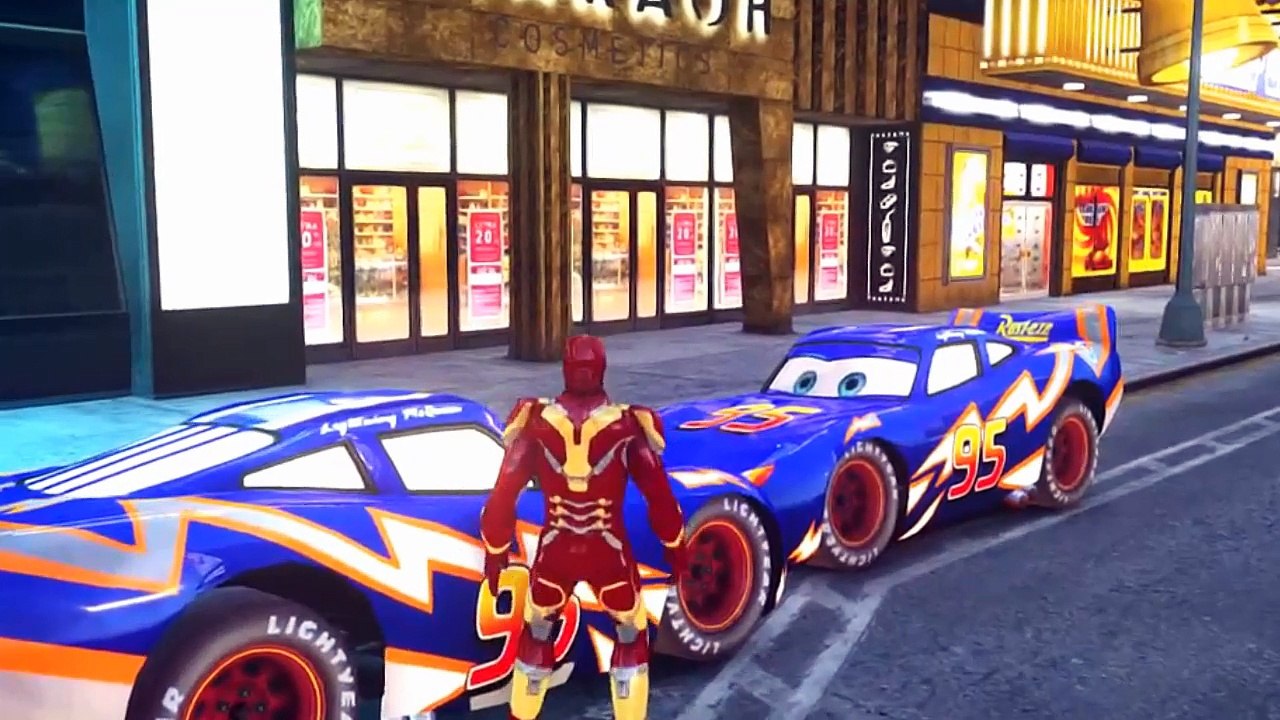 Spiderman Car For Kids - Father grumble - Custom Blue Color Disney