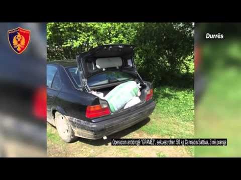 Report TV - Durrës, kapen me 50 kg kanabis, 2 në pranga, 3 shpallen në kërkim
