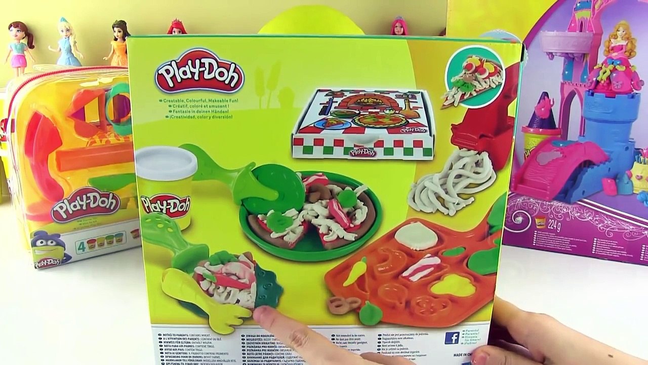 Play Doh Oyun Hamuru DEV Sürpriz Yumurta Açma Disney Frozen Pizza Seti Hamur Oyuncakları