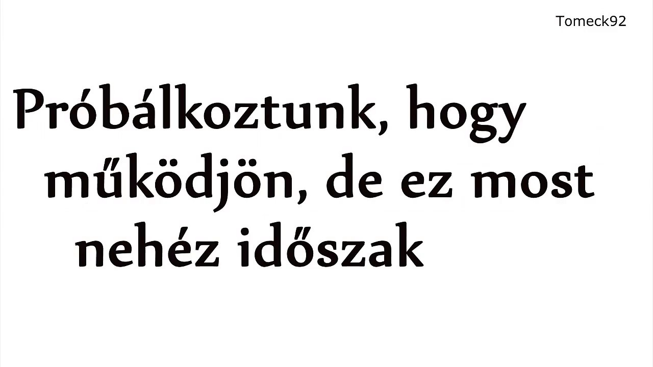 The Script - For the first time magyarul HD