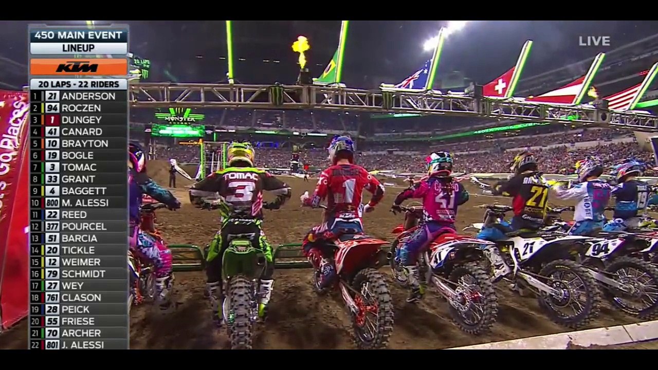 Monster Energy Supercross 2016 - Rd13 Indianapolis - 450 Main Event