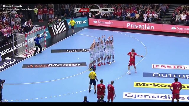 Le jet franc direct monstrueux de Mikkel Hansen (Danemark)