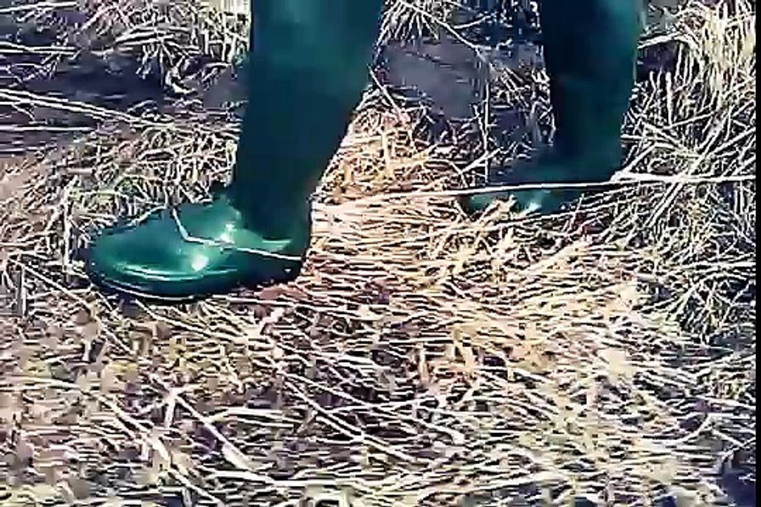 My SV. The road ditch flooding in my Le Chameau Deltanord LIM vert fonce BCB1732 hip-waders.