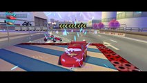 CARS 2 - Lightning Mcqueen Cars Battle Race Track Drifting Disney Pixar Rayo Macuin Carros 2 HD!