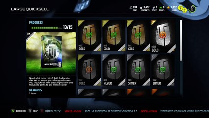 What will i get in my large quicksell??? (Madden NFL 16)