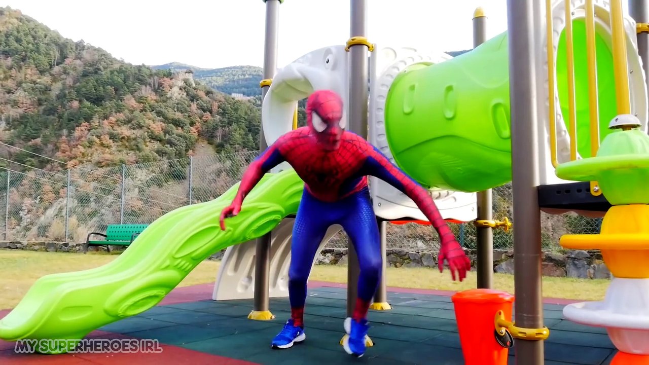 Spiderman vs Joker - Playlist w  Venom, Hulk & Iron Man - Fun Superhero Movie in Real Life