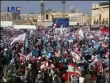 Beirut ma betmout Live from Martyrs Square during the commemoration of martyr Hariri 14/02/2010