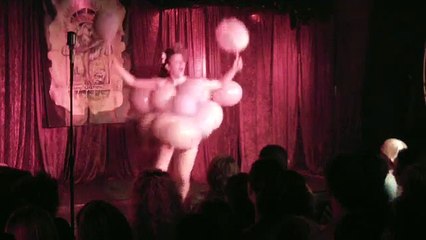 Hell on Heels Burlesque Revue Grind Show - Cotton Candy by Martini Bombshell Balloon Act