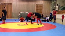 Double Leg Teakdown and other Attack Technique of Olympic Wrestling. Ringen und Grappling in Berlin