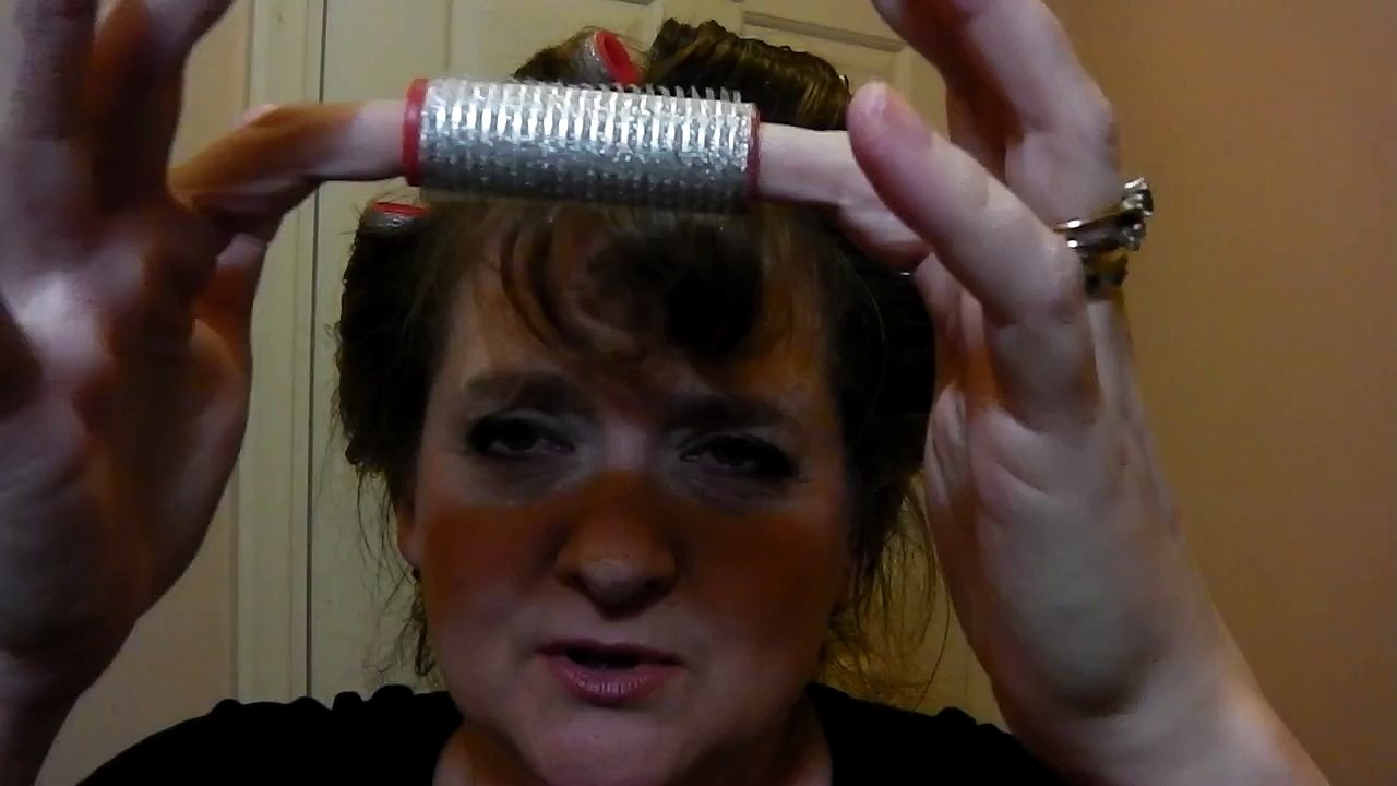 Part 3 - How to curl wet hair with a heated hairdryer hood