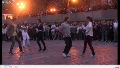 Джемы Виолы и Наташи - Танцы- Хастл-ОпенЭиры. Парк Горького N 16 09.04.2016