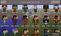 NEW MINECRAFT STORY MDE SKINS!|Minecraft 0.14.0 Update
