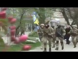 Марш бросок по городу бойцов ВСУ Marsh throw APU fighters in the city War in Ukraine