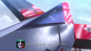 Star Wolf 1 on 1 Battle in Star Fox Zero - Hunter: Lone Wolf (60fps Direct Feed w/ voices)