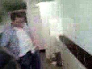 Mark drunk in the toilets