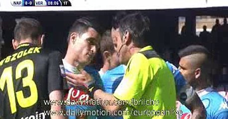 Penalty Situation - Napoli 0-0 Hellas Verona - Serie A 10.04.2016 HD