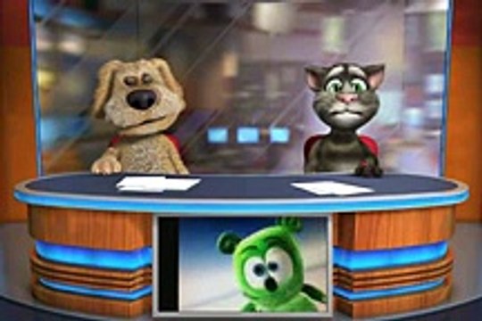 Talking Tom & Ben News the gummy bear song