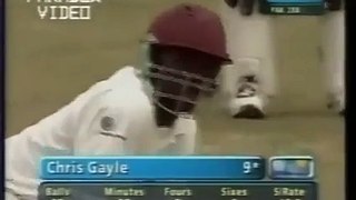 Watch What Happened When Chris Gayle Faced Wasim Akram for the First Time ??