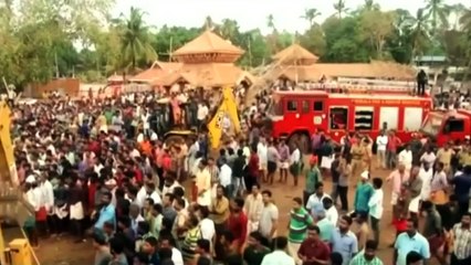 Indian temple fire kills at least 100