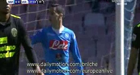 David Lopez Anulled Goal HD - Napoli 0 - 0 HellasVerona - 10.04.2016