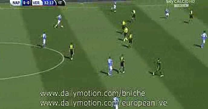 Manolo Gabbiadini Goal - Napoli 1-0 Hellas Verona - 10-04-2016
