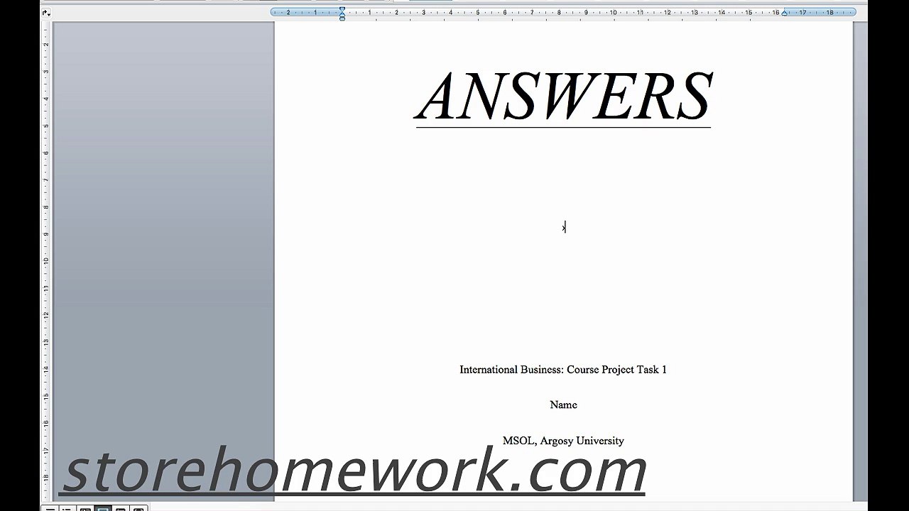 B6601 Module 1 Assignment 2 Globalization as an Important Phenomenon