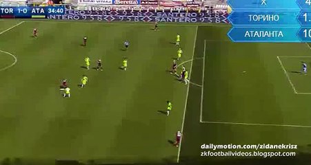 1-0 Bruno Peres Goal - Torino 1 - 0 Atalanta - Serie A 10.04.2016