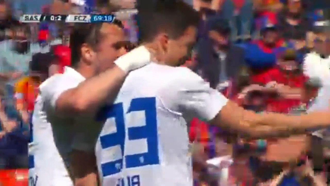 FC Basel vs FC Zurich  Kevin Bua Goal    Swiss Super League 10-04-2016 HD