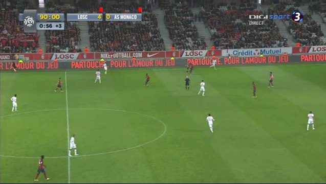 Fares Bahlouli Goal - Lille 4-1 AS Monaco - 10.04.2016