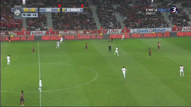 Fares Bahlouli Goal - Lille 4-1 AS Monaco - 10.04.2016