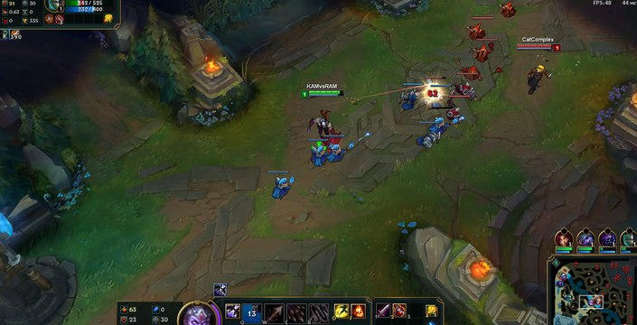 Как не надо играть на мид лайне часть 5