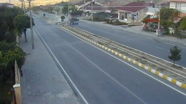 Erzincan Kazalar Mobese Kameraları Tarafından Kayıt Edildi