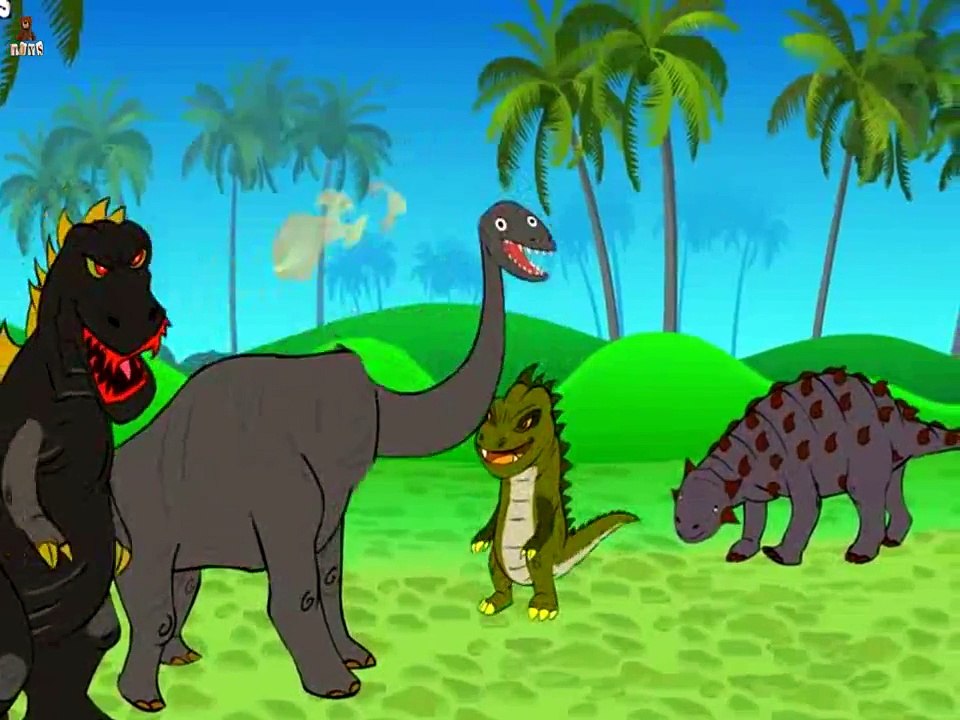 Battles Crazy Dinosaur Vs Dragon   Finger Family Nursery Rhymes