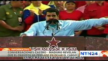 Maduro estaría pensando en renunciar a su cargo, según conversaciones conocidas por el ABC de España