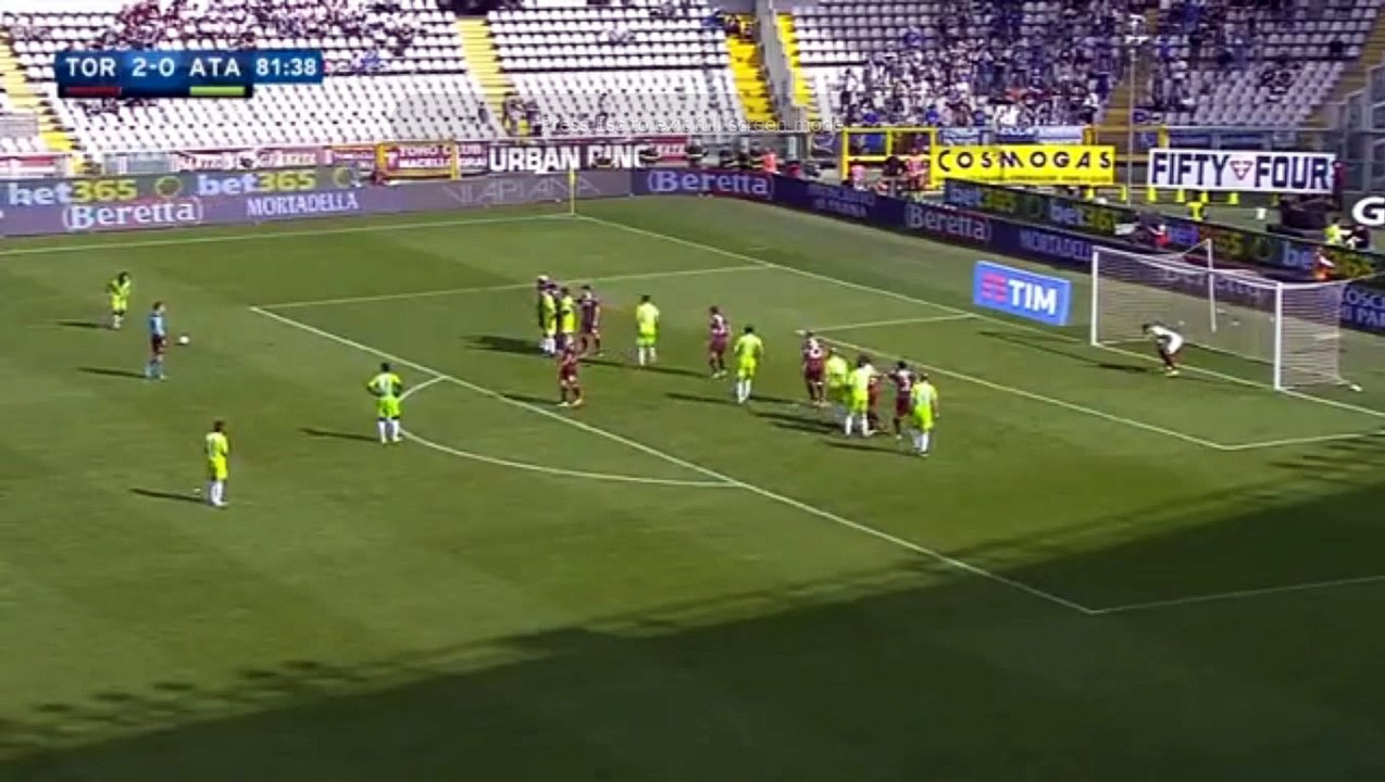 Luca Cigarini Goal - Torino 2-1 Atalanta - 10.04.2016