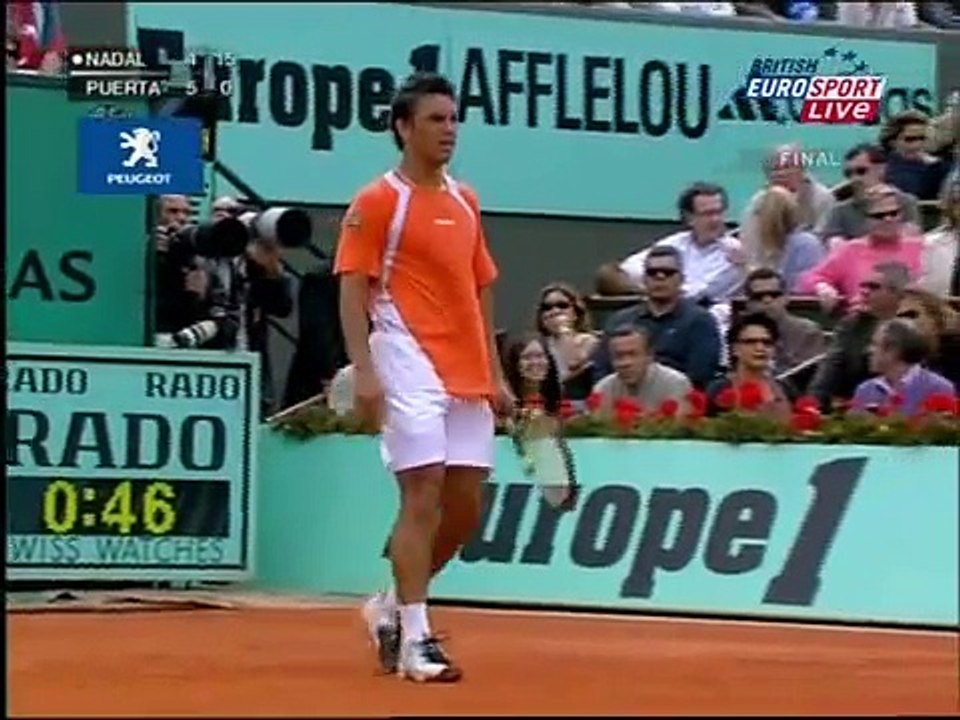 Roland Garros 2005 Final - Rafael Nadal vs Mariano Puerta