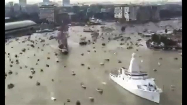 Time Lapse magique du port d’Amsterdam - trafic maritime tres dense
